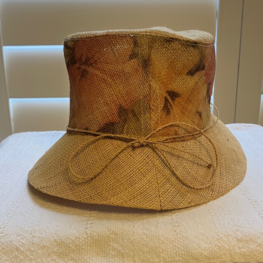 Floral Tan Bucket Hat